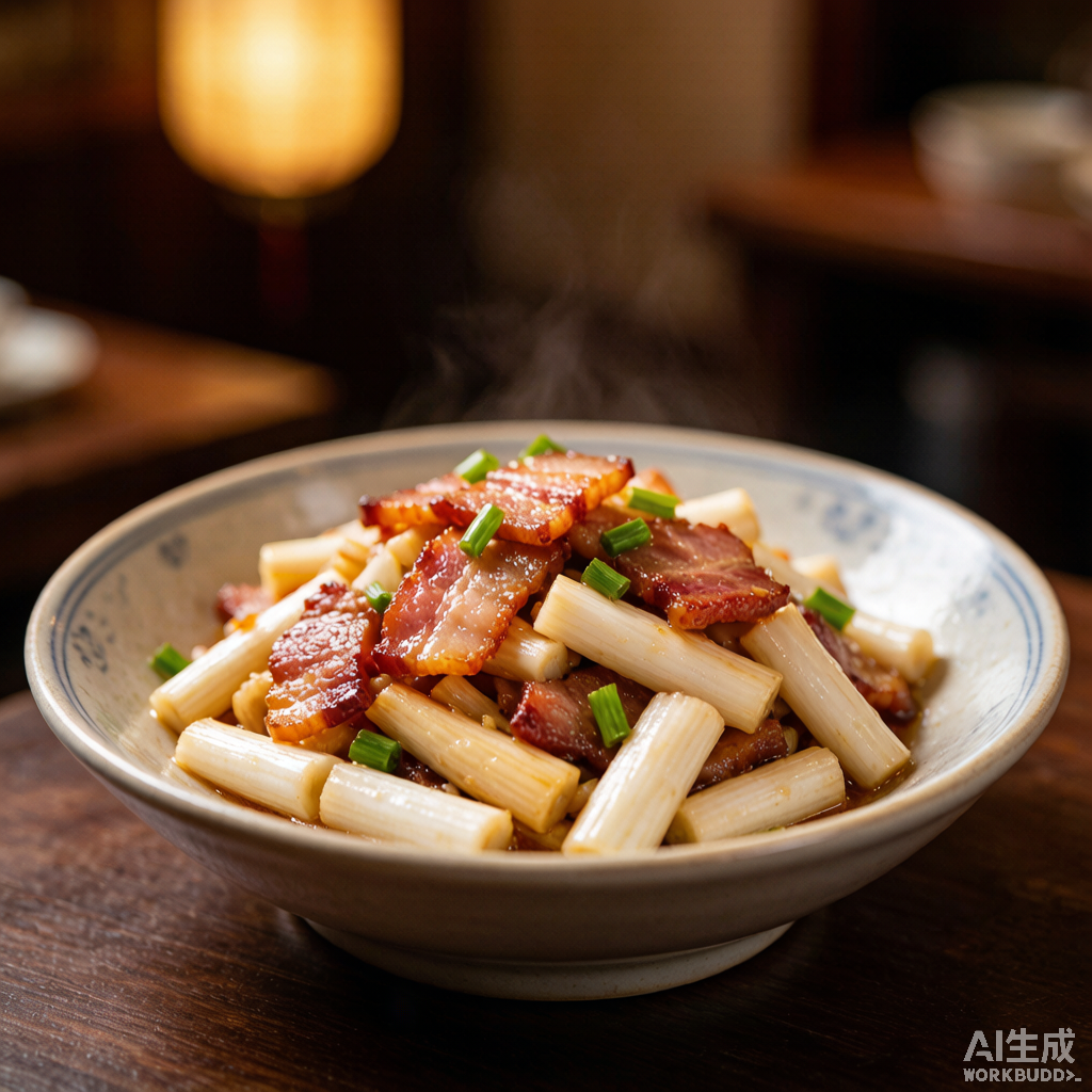 铁厂腊肉炒糯米笋
